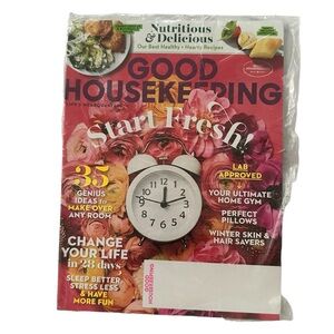 Good Housekeeping Magazine January February 2021 Start Fresh